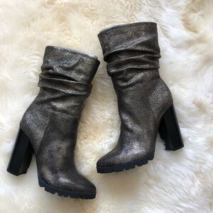 Katy Perry The Raina Distressed Metallic Boot 5